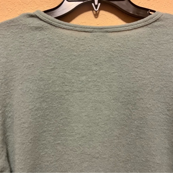 Belle Du Jour Gray Long Sleeve Fuzzy Shirt - Picture 7 of 10